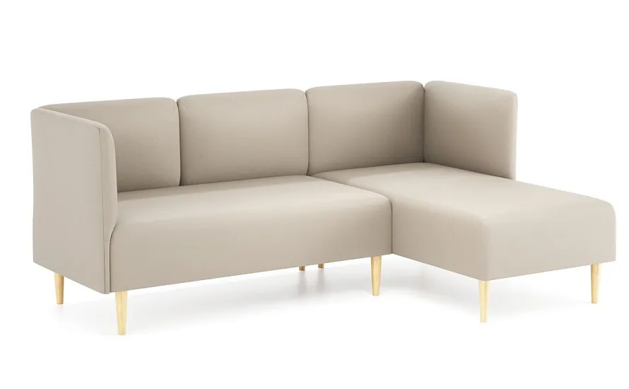 Диван угловой Рикке R12 Camaro 03 светло-бежевый - 1